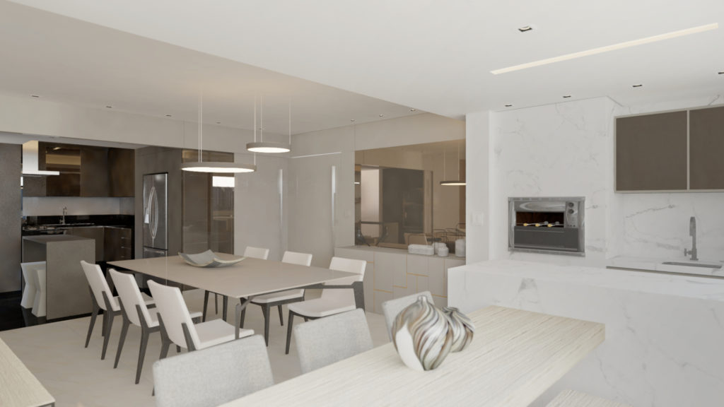 Espaço Gourmet Apartamento CL - Projeto Flat27 arquitetura